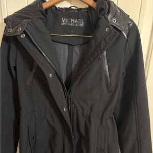Michael Kors Black Utility Jacket for Women